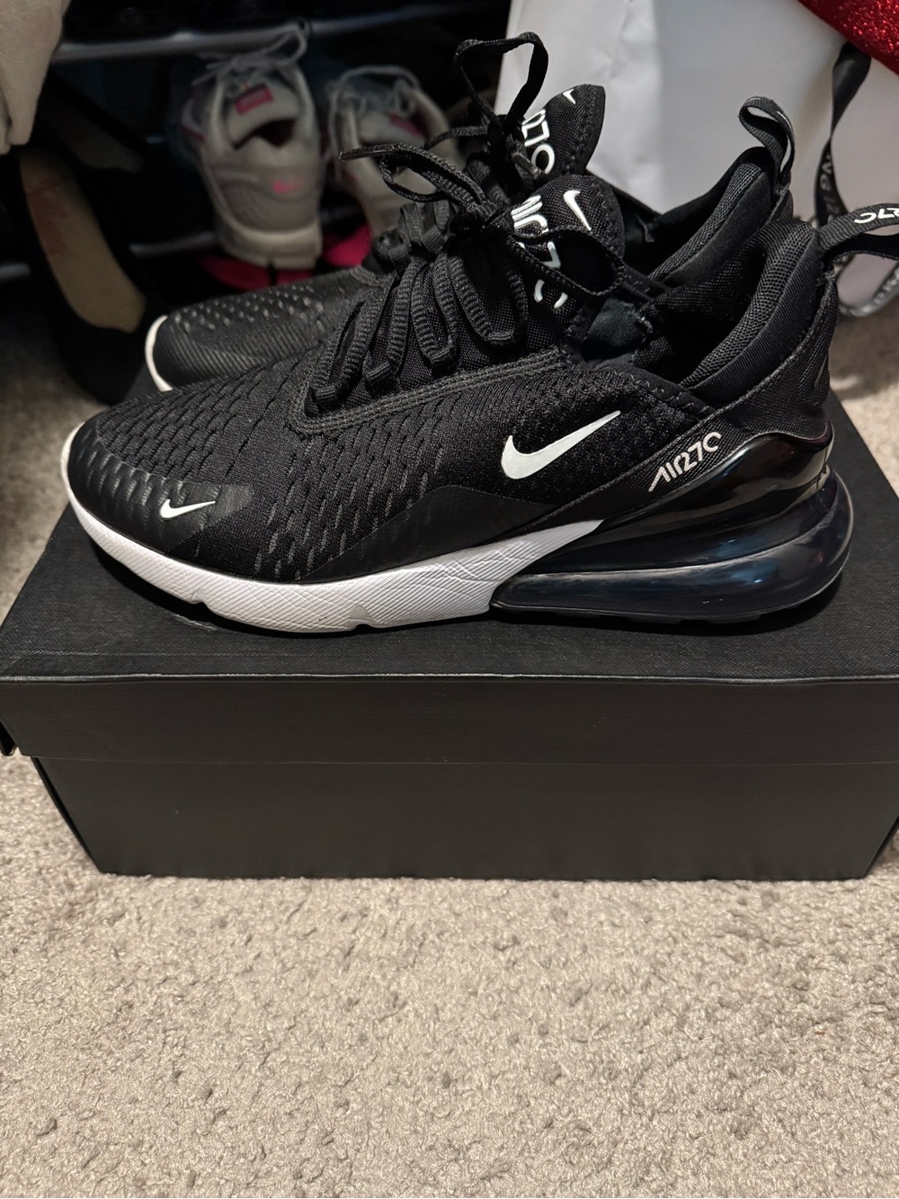 Nike Black/White Air Max 270C Men's Sneakers